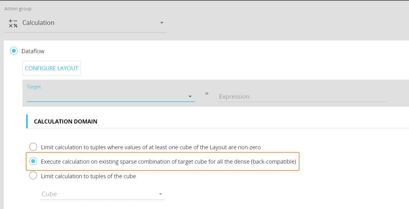 The new domain option for Dataflows