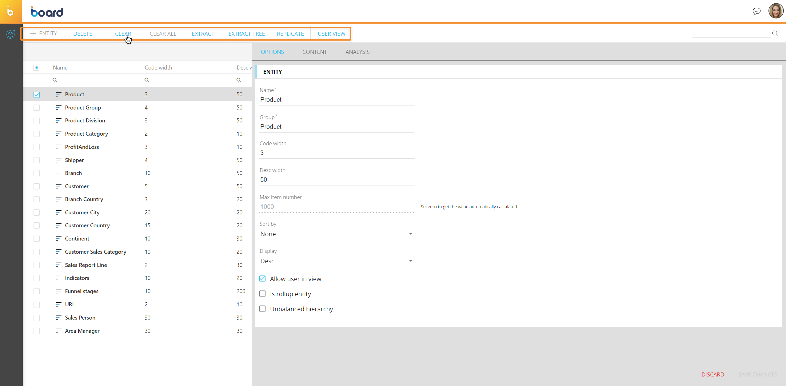 Managing Entities