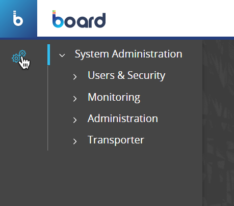 Navigation panel in BOARD
