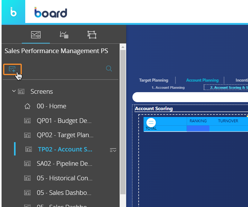 Add Screen Design Create a Screen