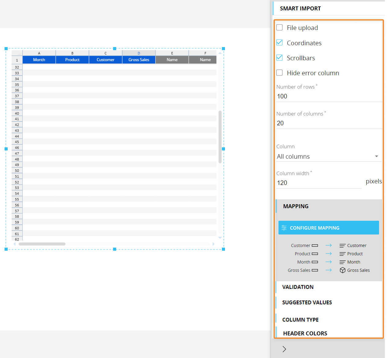 Creating a Smart Import Object